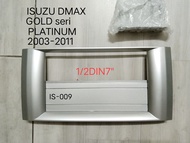 หน้ากากวิทยุ ISUZU DMAX GOLD seri PLATINUM Super PLATINUM MU-7 MU7 Chevrolet Colorado HONDA PASSPORT ปี2003-2011 สำหรับเปลี่ยนเครื่องเล่นแบบ 2DIN7"-18CM. หรือแบบ 1DIN7". หรือ เครื่องเส่นจอ Android7"