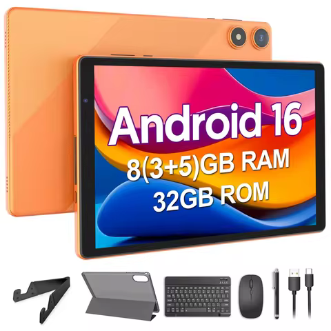 BAKEN 10-inch Tablet | Android 16 OS | Penta-core Processor | 8GB RAM (3GB + 5GB) + 32GB ROM | WiFi 
