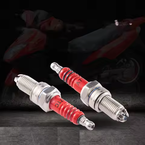 Racing 3 Electrode 10mm Spark Plug A7TC Fits For GY6 50CC 110CC 125CC 150CC ATV Scooter Dirt Bike Go