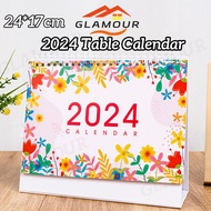 [SG] 2024 Table Calendar 2024 desk calendar Desk Calendar Paper Creative Desk Calendar Large Size chinese calendar 2024