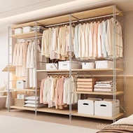 Floor Rack Hanger Rod Coat Room Coat Rack Simple Japanese Style Bedroom Hanger Open Style Hanger Rac