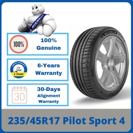 【2PCS RM1100】235/45R17 Michelin Pilot Sport 4 PS4 *Clearance Year 2019