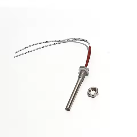 LUJINXUN 12V/24V DC Water Heating Element M14*1.5 Thread 10mm*100mm SUS304 Heating Resistance 50W 10