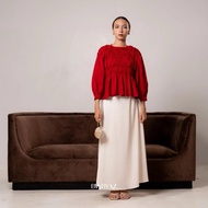 PrelovedBymarinaa Women's Clothing Tops Pamela Shired Blouse Carmine BWBYAZ