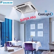 Daikin 2.0hp Eco King Ceiling Cassette Type Air Conditioner with Cool Light Function FCN20F &amp; RN20C(R410A) - Non Inverter