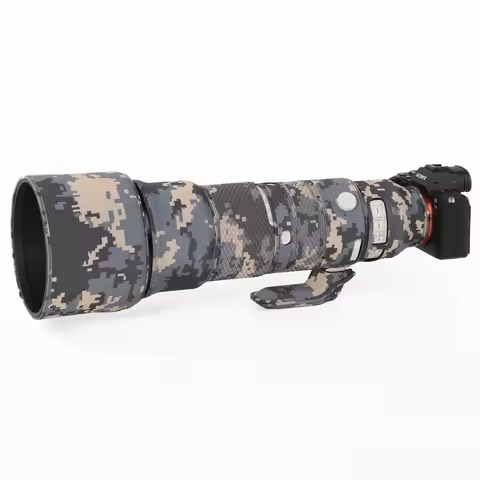CHASING BIRDS camouflage lens coat for SONY 400-800 mm F6.3-8 G OSS waterproof and rainproof lens pr