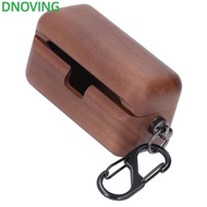 DNOVING Wooden , Cordless Charging Support Fine Polished Wood Protector, Earphones   Wood Bluetooth 
