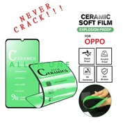 ( CERAMIC ) OPPO F11 PRO F11 F9 F7 HD CLEAR CERAMIC FULL COVER TEMPERED GLASS