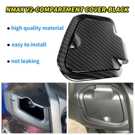 PMShop SEC NMAX V2 Volt Compartment Cover NMax 2020 2021 Side Pocket Cover Black/Carbon