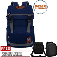 Beli Tas Ransel Free Tas Selempang Polo Embos - Pixel Ransel CC501 Tas Pria Tas Wanita Tas Laptop Ta