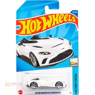 No. 183 ASTON MARTIN V12 SPEEDSTER ASTON MARTIN White Mattel Hot Wheels