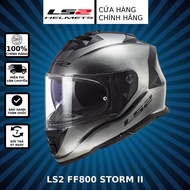 MŨ BẢO HIỂM LS2 FF800 STORM - TITANIUM JEAN