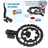 MUSLADY ที่วางไมโครโฟน Shock Mount ที่วางไมโครโฟน Shock Mount มีความเสถียรสำหรับการบันทึก