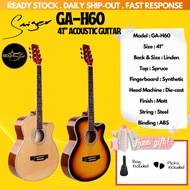 Smiger GA-H60 Acoustic Guitar w/Bag