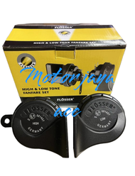 KLAKSON BMW FLOSSER HORN FANFARE FLOSSER 12V GERMANY