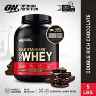 Optimum Nutrition Gold Standard Whey, 5 lb - Whey Protein, Muscle Recovery, ON Whey, Post workout