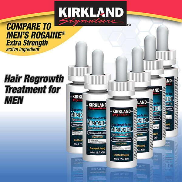 【免運】Kirkland生髮劑 可蘭生發水落健5%米諾地爾增發劑 米洛地德 5% 頭髮再生 6瓶一套