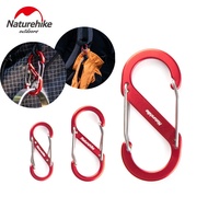 Naturehike Outdoor S Type Aluminum Alloy Buckle Multifunctional Carabiner Keychain Climbing Water Ho