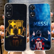 J-10 Messi TPU Case for OPPO A78 A38 A18 Reno 13F A60 A58 A17 5G