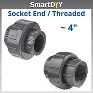 4" PVC Union Coupling (Socket End) (Threaded)