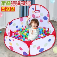 Kolam bola laut, mainan bayi dan kanak-kanak kecil, kolam pasir, pagar, bola berwarna-warni, rumah k