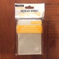 110 Sleeve Kings Standard American thin card sleeves 56x87mm (GUARANTEED GENUINE, $4 off for Self Co
