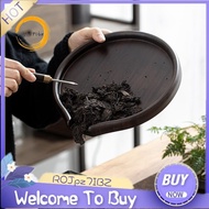 Bamboo Round Tea Tray, Tea Cake Accessories Tea Tray, Tea Ceremony Accessories Bamboo Tea Tray Bambo