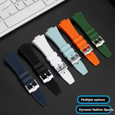 for Tissot PRX Powermatic 80 Watch Band 12mm Quick Release Silicone Rubber Strap T137.407/410 with S