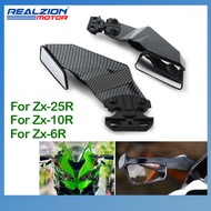 REALZIONMOTOR For Kawasaki Zx-25r Zx-10r Zx-6r Zx25r Zx6r Zx10r Universal Motorcycle Adjustable Flan