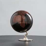 [Warrior2] Desktop World Globe Retro Home Decor Accessories Globe Earth 14CM Light Luxury Globe Orna