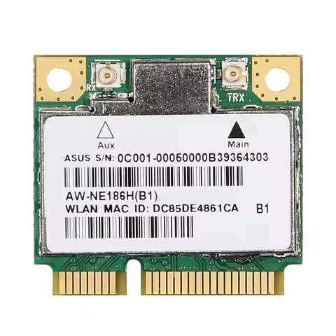 Card for AzureWave AW-NE186H AW-NE195H AR9485 AR5B125 Half Mini Pci-e 150Mbps Wlan Wifi Card