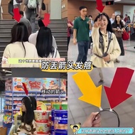 Funny arrow question mark symbol headband photo taking cute creative headband