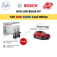 BOSCH Eco H7 LED Headlamp Bulb Cool White (2pcs) 12V 24W for Proton Saga (Year 2011-2016)FLX/FL Lamp