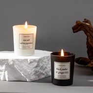 [SG Seller] Black &amp; White Scented Candle|50g|Home Fragrance|Gift Sets|Decorative Candles| Soy wax|Natural|Floral|Citrus