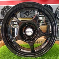 Enkei RPO1 - 15 Inch 7jj 4H100 ET35 Glossy Black & Silver