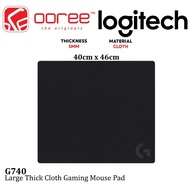 LOGITECH G440 / G640 / G740 GAMING MOUSE PAD WITH CLOTH / HARD SURFACE / NO SLIP BASE / RUBBER BASE 