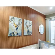 Wood Panel Wpc Pvc Wall Panel/ Wooden Lattice/ Wood Pattern Wall/