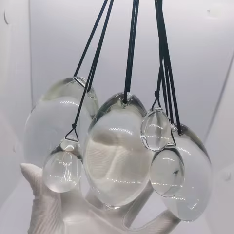 Pyrex Crystal Big Egg Glass Butt Plug Dildo Women Vagina Ball Dilator Anal Plug Men Masturbator Glas