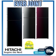 [Free Gift] Hitachi R-VGX480PMS9 [407L] 2-Door Deluxe Fridge || Free BORO Vacuum Container Gift Set (worth $119)
