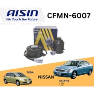 Aisin Radiator Cooling Fan Motor CFMN-6007 for Nissan Sylphy G11L G11 2.0 March K12 1.4 Tiida