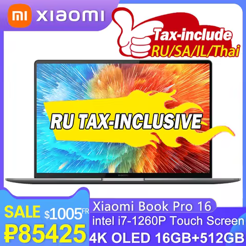 Xiaomi Book Pro 16 2022 i7 1260P RTX2050 4G 16Inch 4K OLED Touch Screen