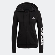 adidas Lifestyle Essentials Logo Full-Zip Hoodie Women Black GL0791