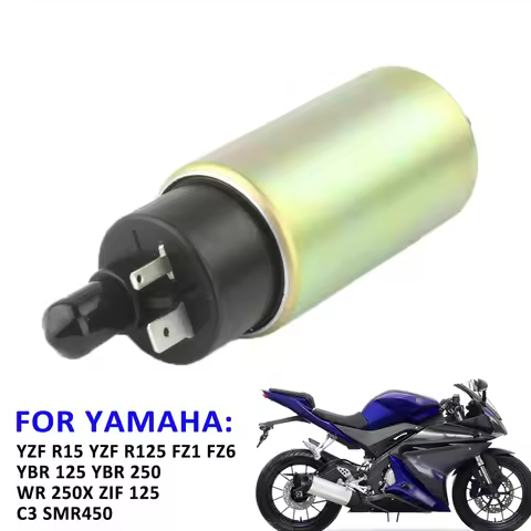 YZF Motorcycle 30mm Replacement Petrol Fuel Pump For Yamaha YZF125 R15 R125 FZ FZ1 FZ6 YBR125 YBR250