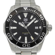 TAG TAG HEUER Aquaracer WAY111A.BA0928 不鏽鋼石英模擬顯示黑色錶盤男士腕錶 [二手]