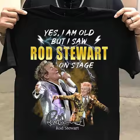 NEW Popular Rod Stewart Tour For Fans to 5XL T shirt BM1010