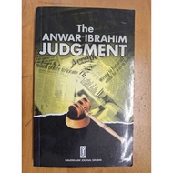 Preowned book - The ANWAR IBRAHIM JUDGEMENT - 1999 Malayan Law Journal Sdn Bhd ISBN 9679621634