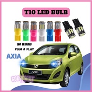 PERODUA AXIA SMALL HEADLAMP LED T10 Bulb Led Light Bulb Mental Lampu Kecil Senja Kereta AXIA