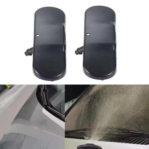 2Pcs Windscreen Washer Jet Water Spray Nozzle 2KD 955 985 for Passat B6 Jetta Golf GTI Caddy Auto Wa