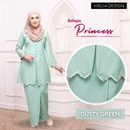 By Melia Design Baju Kebaya Moden Sulam Biku Cotton Premium Baju Lace Maroon Hitam Cream Lilac Plus 