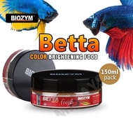 Biozym Betta Bran & Neon Fish Food Food Food for Betta, Guppy and Aquatic Aquarium Fish